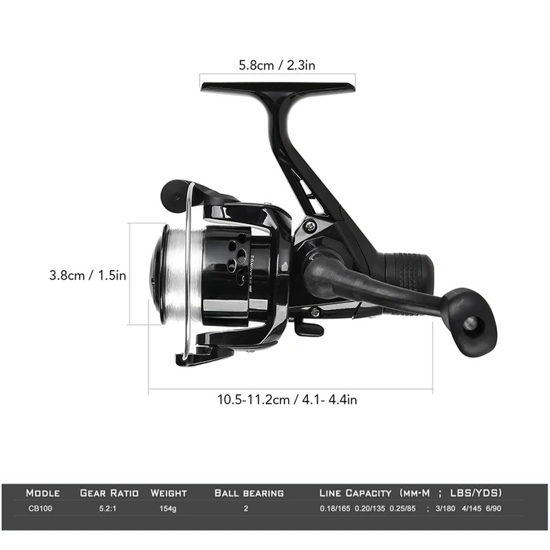 BRAVMAK 2,1/3,2 m carrete de c - Fishing Line Box reseña y precio