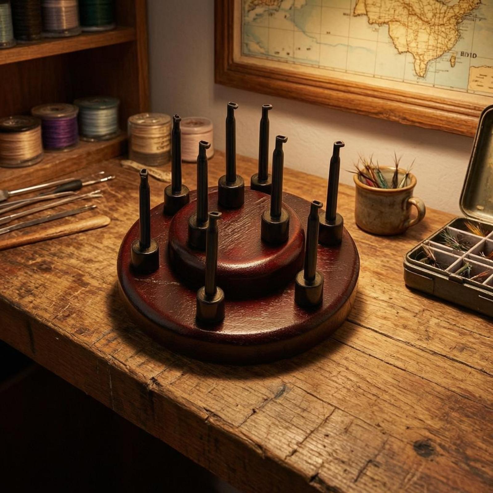 Soporte de exhibición de mader - Fly Line reseña y precio