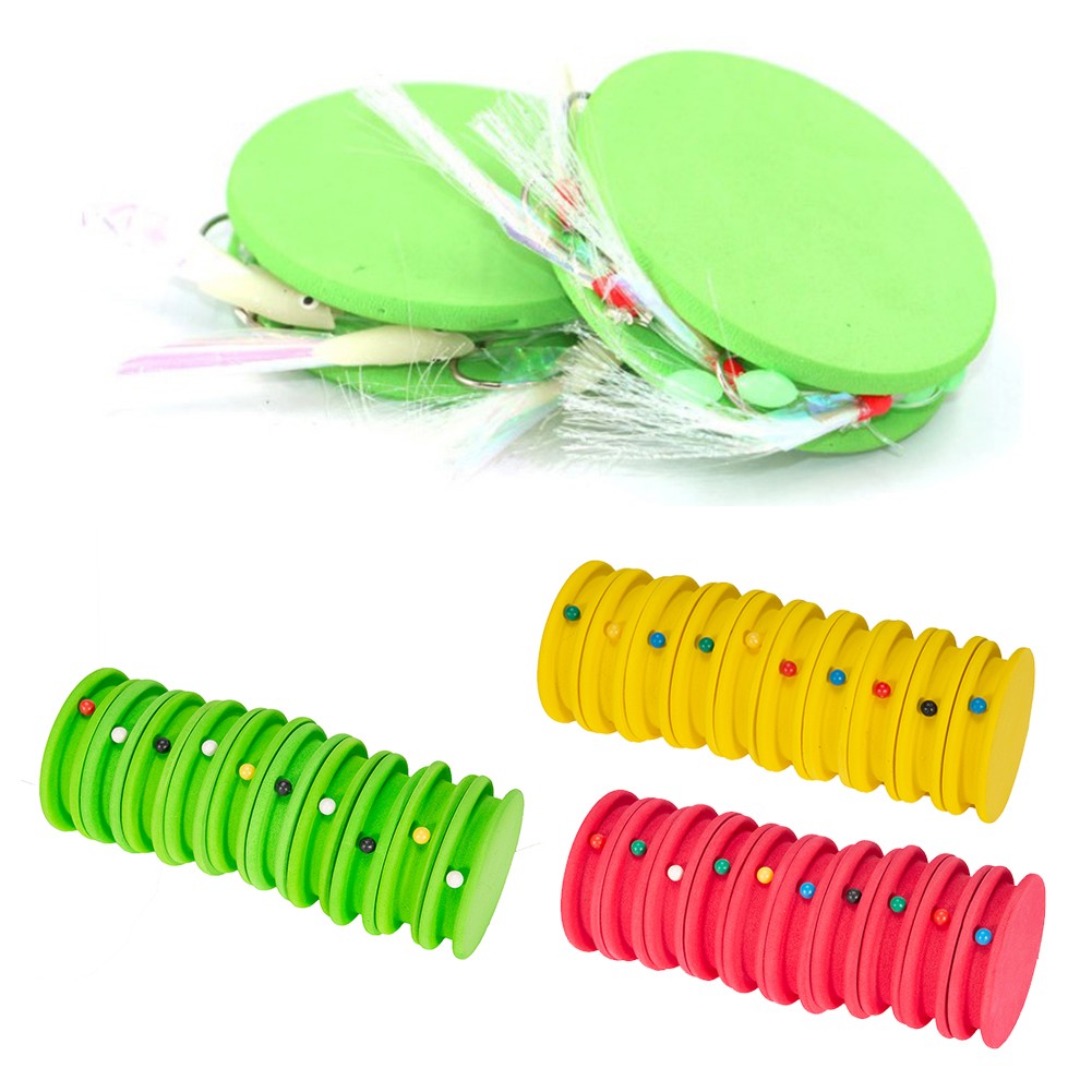 10 unids/set aparejo de pesca  - Fishing Line Dispenser reseña y precio